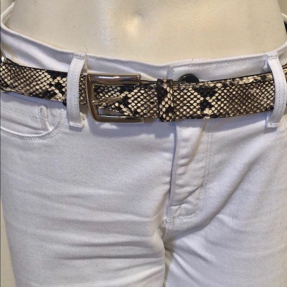 Etcetera Leather Reptile Belt  -Size Large - Picture 2 of 5